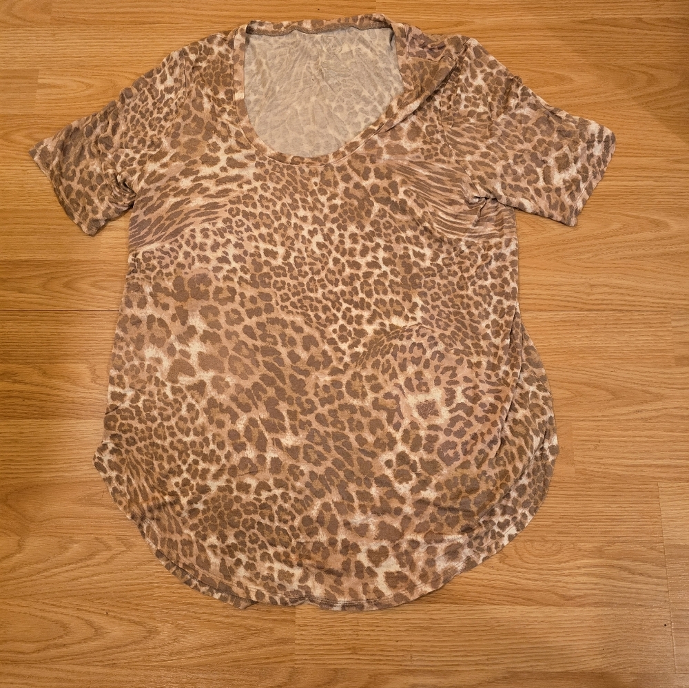 Large Leopard Print 24/7 Maurices Women's Top